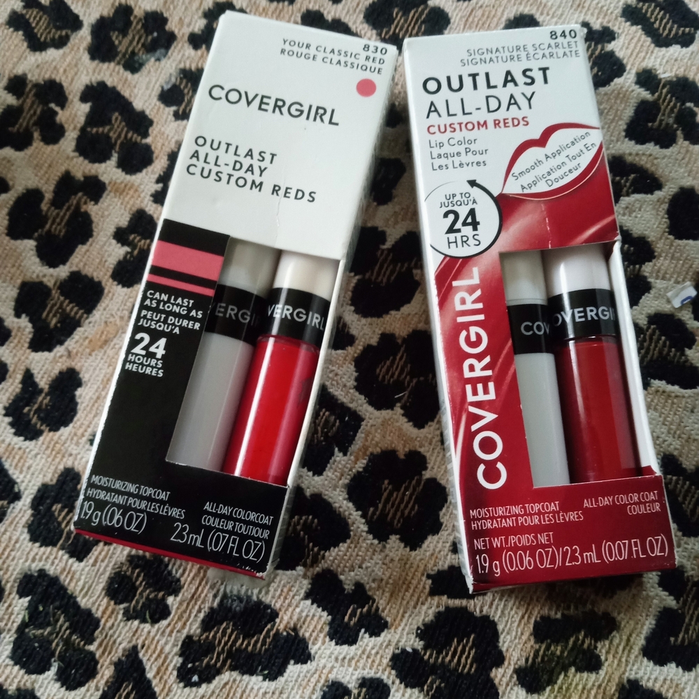 COVERGIRL Outlast All-Day Lip Color Duo - Classic Red & Scarlet - Picture 5 of 5